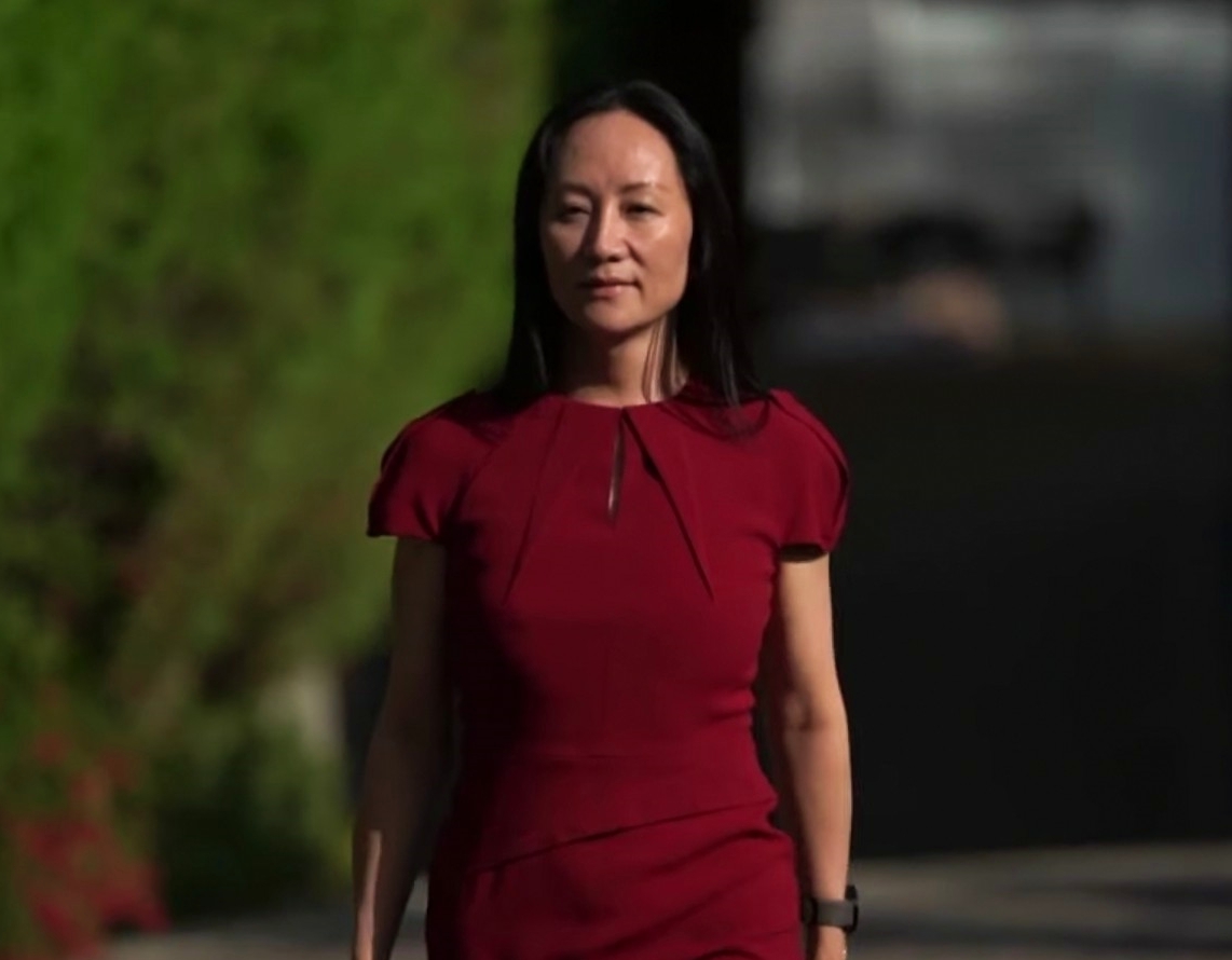 Huawei chief financial officer Meng Wanzhou in Vancouver in 2021, during her nearly three-year battle against extradition to the United States. Her detention became a symbol in China of Washington’s willingness to use its legal and financial reach against a strategic technological rival.