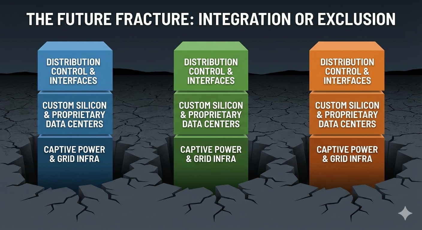 Compute capacity, power constraints, and AI platform integration illustration